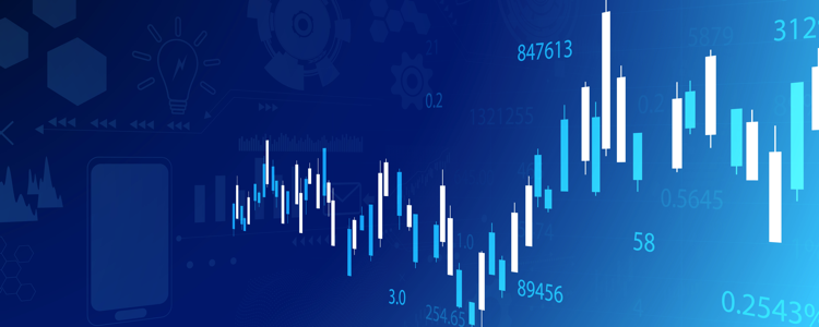 stock market, economic graph with diagrams, business and financial concepts and reports, abstract technology communication concept vector background