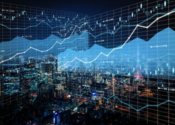Background stock market and finance economic