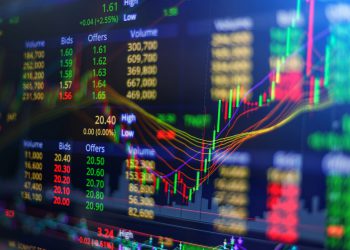 financial business graph chart analysis stock market graph background