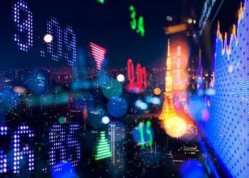 Background stock market and finance economic