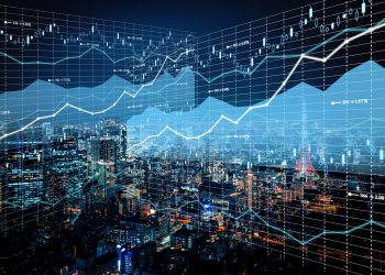 Background stock market and finance economic