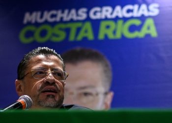 Costa Rican President-elect Rodrigo Chaves offers a press conference a day after being elected in run-off election, in San Jose, on April 4, 2022. - Right-wing former finance minister Rodrigo Chaves will take over as Costa Rica's new president on May 8 after winning Sunday's election, poised to oversee the challenge of reinvigorating the country's battered economy. (Photo by Luis ACOSTA / AFP) (Photo by LUIS ACOSTA/AFP via Getty Images)