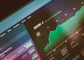 In this photo illustration the Dow Jones Industrial Average